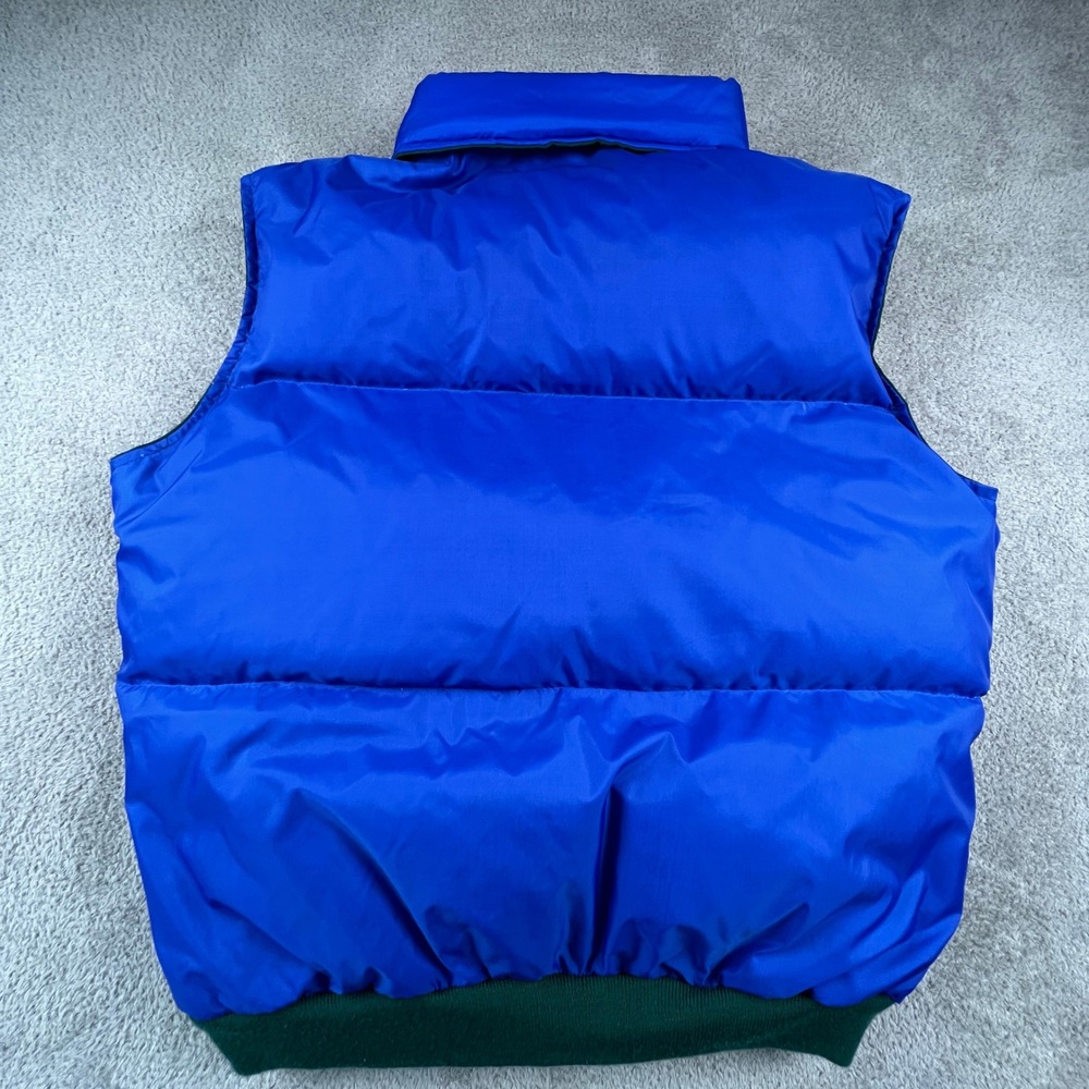 Outdoor Exchange Reversible Puffer Vest Mens XL Green Blue Down Gorpcore Hiking - Picture 7 of 16